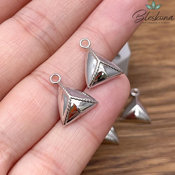 15*12 мм Цвет серебро, Подвеска Эчпочмак Этно