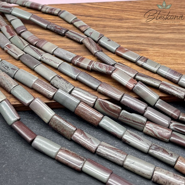 Яшма прямоугольник 16*8,5 мм