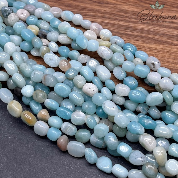 Амазонит галтовка №2 7-11 мм