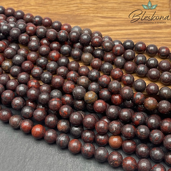 Кварц с включением гематита (Джеспилит) 8 мм