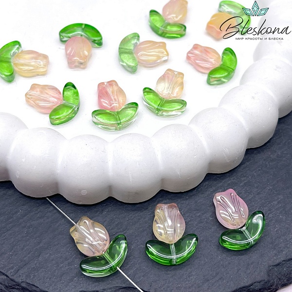 15*13 мм Бусина тюльпан №6