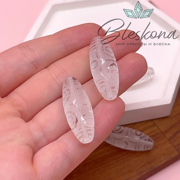 Бусина Дзи 6 глаз дракона 30*12 мм