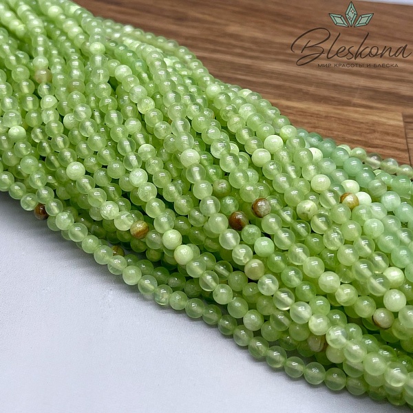 Оникс зеленый шар 4 мм 