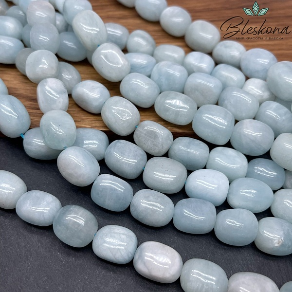 Аквамарин галтовка (16-18)*(12-14) мм