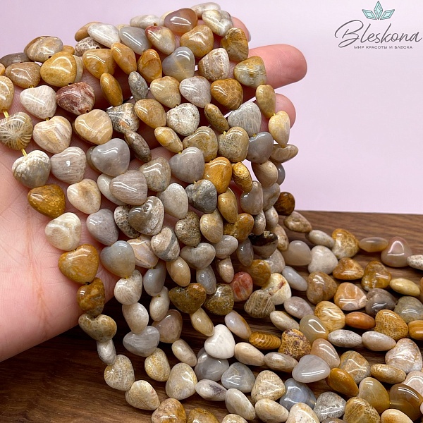 Сердца Петоски 10*10*5 мм