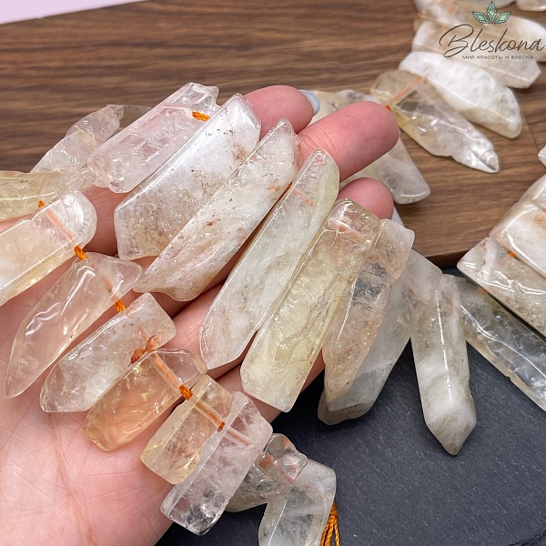 Цитрин бруски (20-45)*(10-12) мм