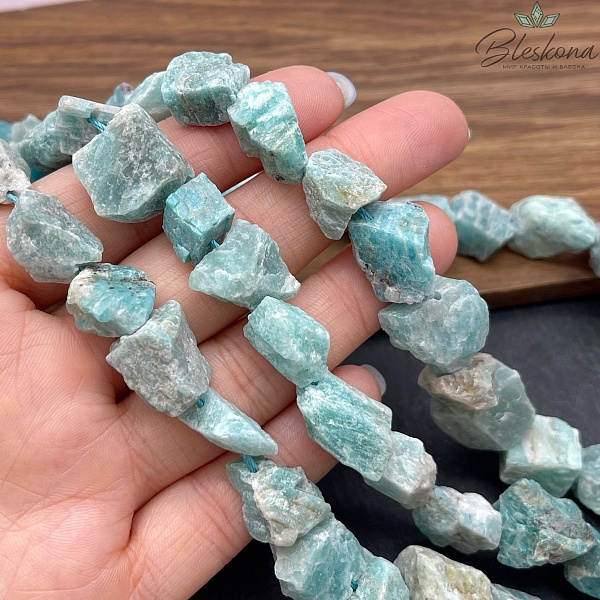 Амазонит куски (11-18)*(8-15) мм