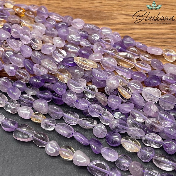 Аметрин галтовка (9-11)*(8-9) мм