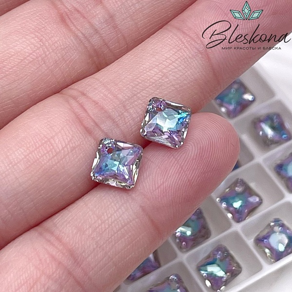 6431 Princess Cut  9 мм Crystal Vitrail Light P