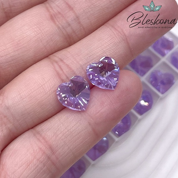 6228 Xilion Heart 10,3*10 мм Violet AB