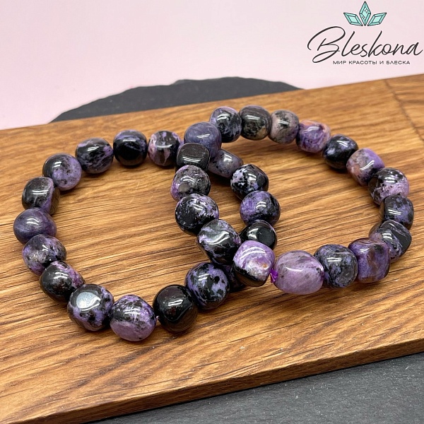 Чароит галтовка сет №1 10-12 мм