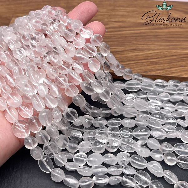 Горный хрусталь галтовка (9-10)*(8-8,5) мм