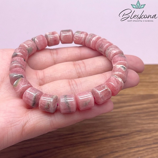 Родохрозит цилиндр сет 10-10,5 мм