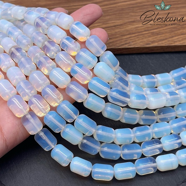 Лунный камень бочата (имитация) 14*10 мм