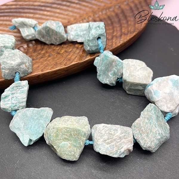 Амазонит куски (18-29)*(13-26) мм