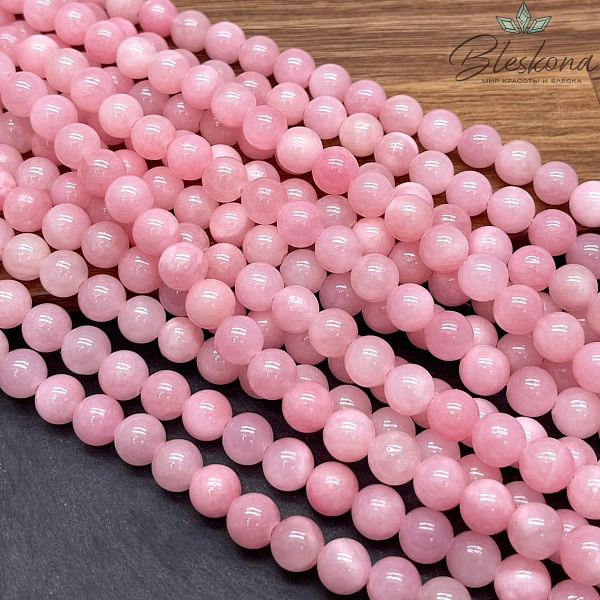 Оникс розовый №1 8 мм 