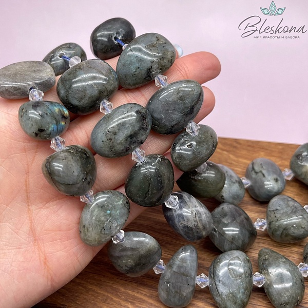 Лабрадор галтовка (16-22)*(19-27) мм