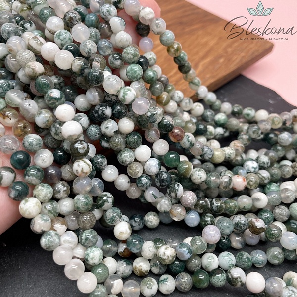 Агат древесный 6 мм