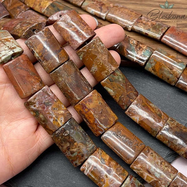 Агат прямоугольник 25*18,5 мм №2