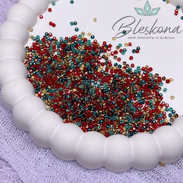Бисер TOHO round 11/0 цвет №60-039 (микс)