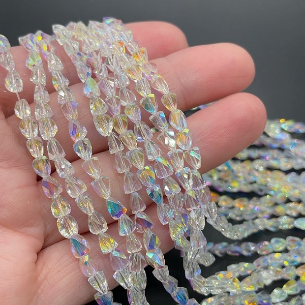 4*5 мм, Стекло Lux, треугольник, цвет АВ 