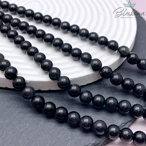 Обсидиан радужный шар 8 мм