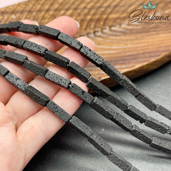 Лава Вулканическая прямоугольник 13*4,5мм