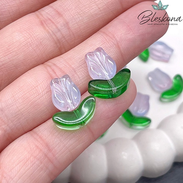 15*13 мм Бусина тюльпан №4