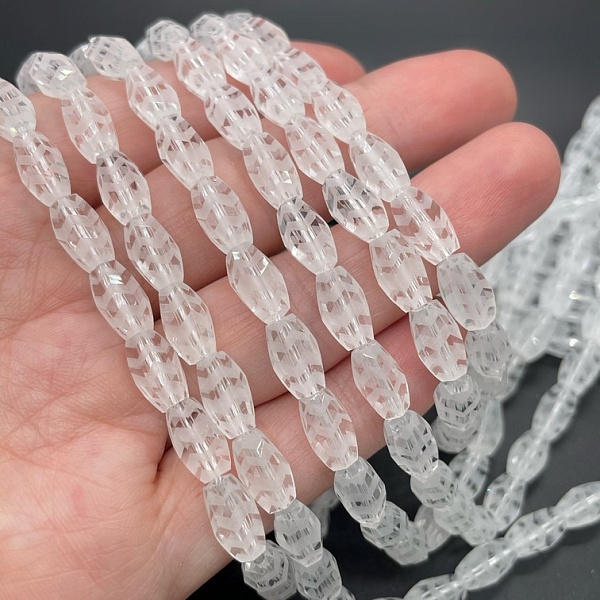 6*10 мм Стекло Lux, рис матовый органка 