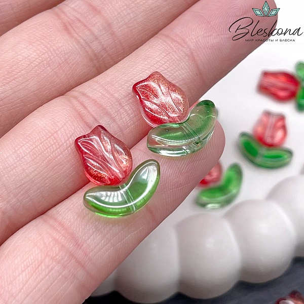 15*13 мм Бусина тюльпан №3