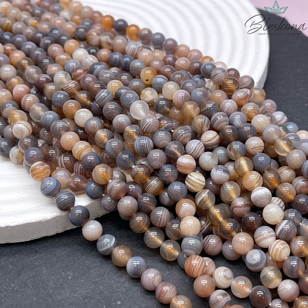 6,5 мм Агат Ботсвана №5