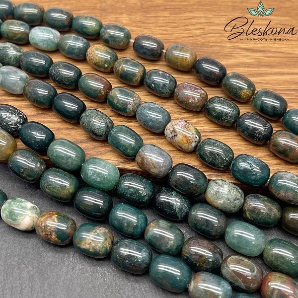 Агат индийский бочата 14*10 мм