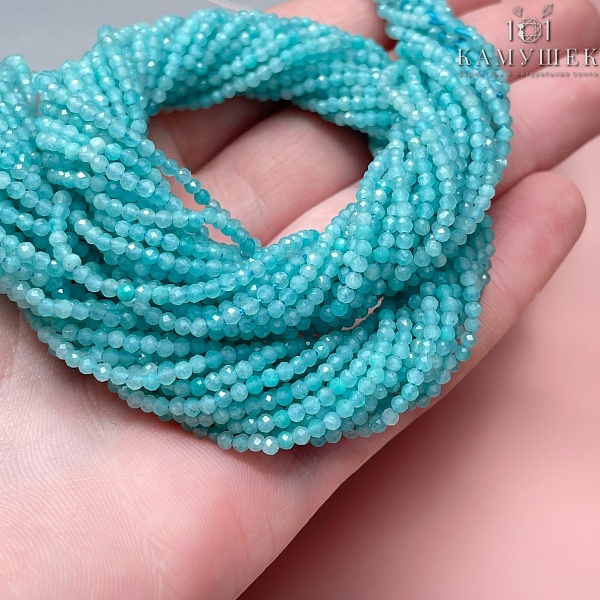 2 мм Амазонит микроогранка №3