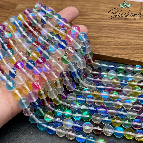 Опал микс (имитация) 8 мм