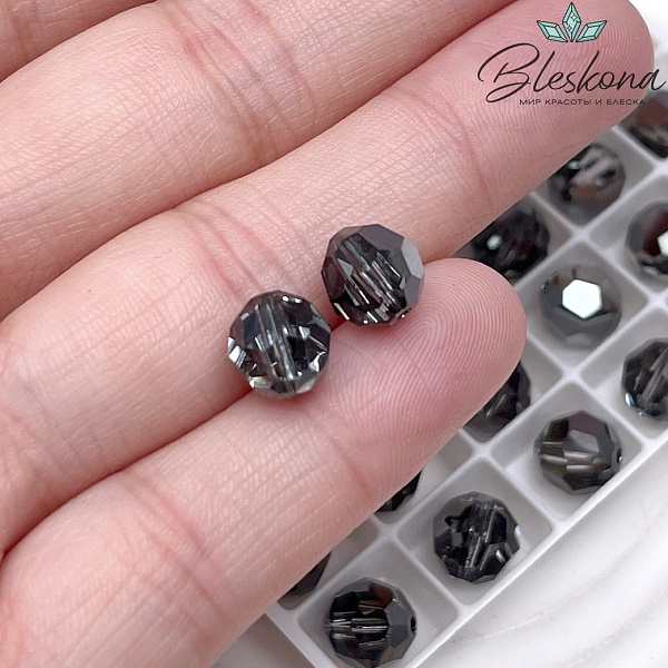 5000 Classic Bead 8 мм Crystal Silver Night (SINI)