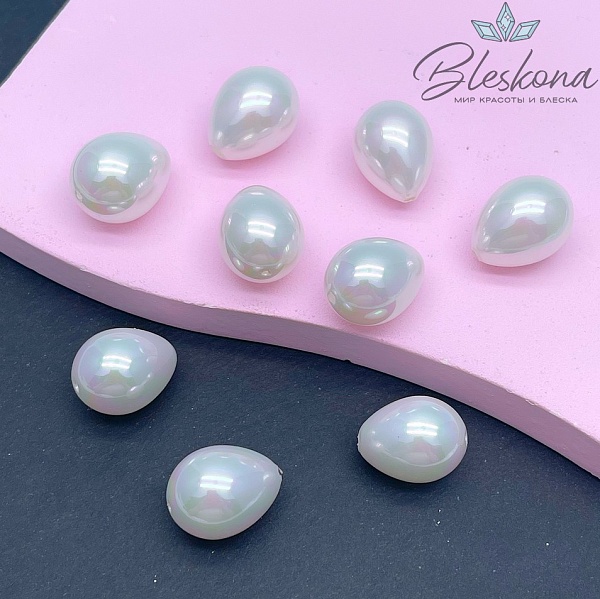 13,5*18 мм, Жемчуг Майорка капля (штучно)