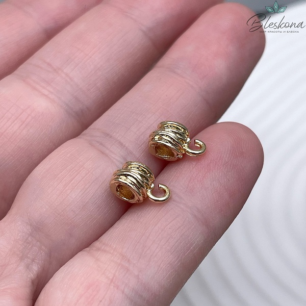 9,4*5 мм Цвет золото, Бейл улей разъмное кольцо