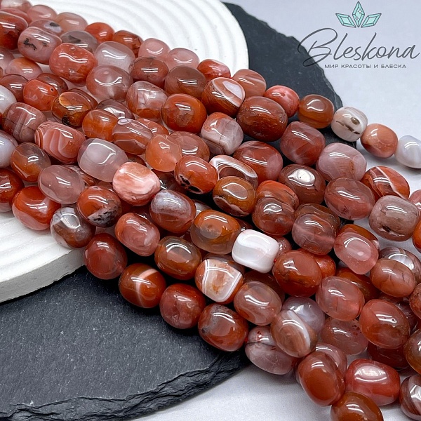 Агат галтовка №2 (13-16)*(11-13) мм 