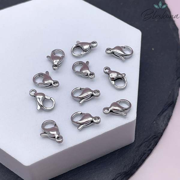 12 мм Цвет серебро, Замок округлый