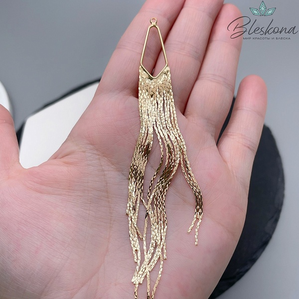 125*12 мм Цвет золото, Подвеска шторка