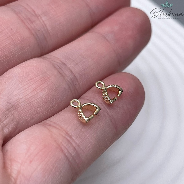 7*2 мм Цвет золото, Бейл Зажимной точки