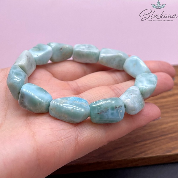 Ларимар галтовка (14-15)*(10-12) мм сет 18 см