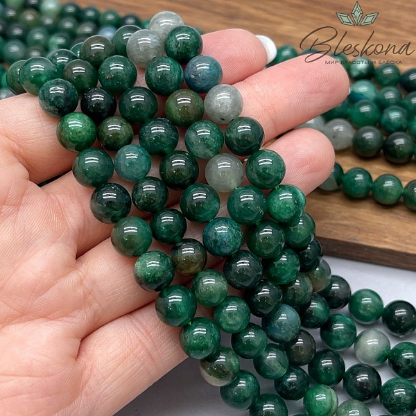 Лепидолит зеленый 8,5 мм