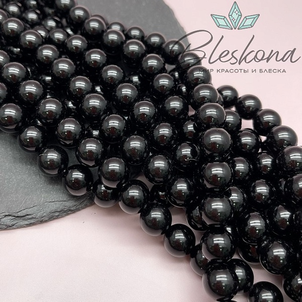 Обсидиан черный 12 мм