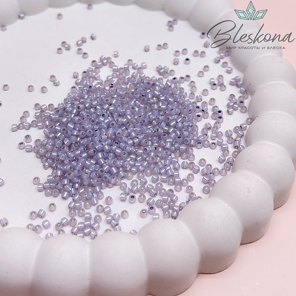 Бисер TOHO round 11/0 цвет №2122 (оттенок сиреневого)