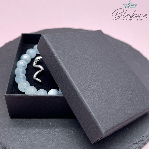 Коробка Черная черная подложка 9*7*3см