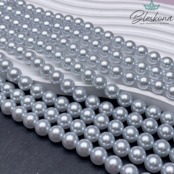 Жемчуг Майорка, цвет лавандовый №1 10 мм