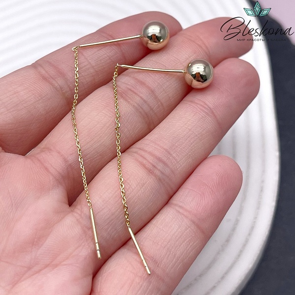 8 мм Цвет золото, Швензы протяжка Люкс