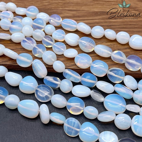 Лунный камень галтовка (имитация) 8-11 мм