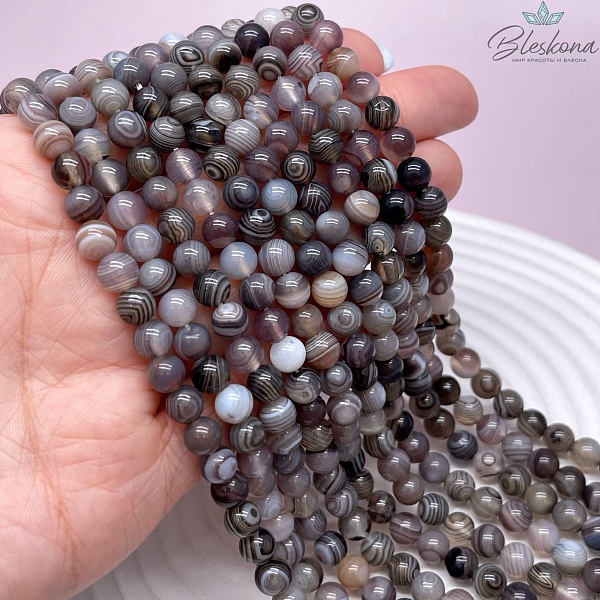 Агат Ботсвана №2 6 мм